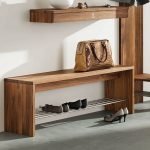 Muebles de madera en el interior