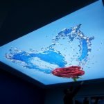 Techos tensados ​​con impresión fotográfica con corazón