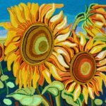 Campo con girasoles
