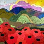 Amapolas en las montañas