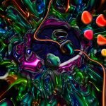 Imagen de gafas multicolores
