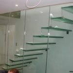 Escalones de vidrio