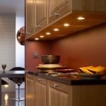 Destacando el área de trabajo en la cocina