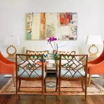 Detalle de acento: una de las funciones de las pinturas en el interior