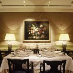 Papel pintado en el comedor