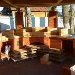 Termina la bóveda del horno