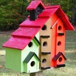 Pajarera para una gran cantidad de pájaros