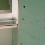 Marcar la fijación de los perfiles para la tapa.