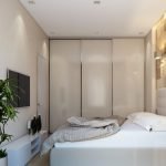 Armario corredizo en una habitación