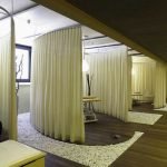 Cortinas entre mesas