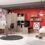 Color rojo en el interior