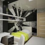 Habitación pequeña para un adolescente.