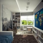Iluminación en la habitación para un adolescente.