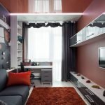 Habitación con techo tensado