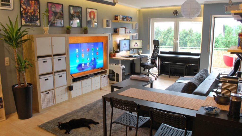 Reka bentuk apartmen satu bilik seorang lelaki muda