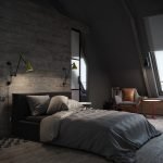 Lámparas en el dormitorio