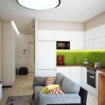 Pequeña cocina blanca