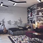Dormitorio con sala de estar
