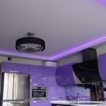 Tira de LED en el techo