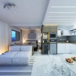 Luz LED en la cocina