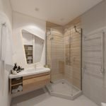 Cuarto de baño en el baño