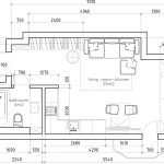 Plan de apartamento estudio
