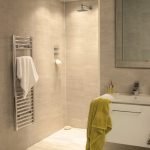 Toallero calefactado en el baño