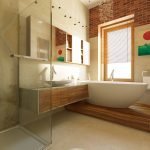 Baño junto a la ventana