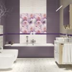 Piso de baño blanco