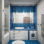 Baño gris azul