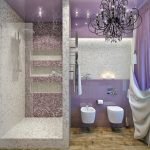 Baño gris lila