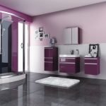 Piso de baño gris
