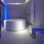 Baño en un apartamento moderno.