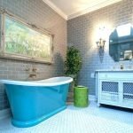Baño azul