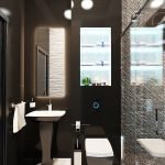 Pequeño baño con ventana.