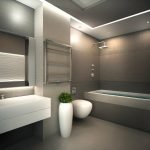 Artículos interiores en el baño.