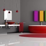 Baño rojo