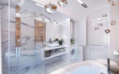 Baño de alta tecnología: características de diseño