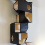 Casa de gato de pared en capas