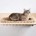 Hamaca de punto para gato