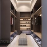 Vestidor de hombres en forma de U