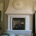 Decoración de chimenea moldeada