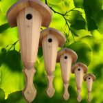 Casas decorativas para pájaros