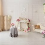Flores en la mesa