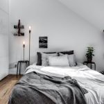 Diseño moderno de una habitación pequeña.