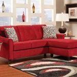 Rojo combinado con beige
