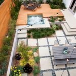 Área recreativa con estanque