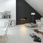 Sala de estar de estilo escandinavo