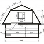 Proyecto de una casa con buhardilla.
