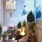 Jardín de invierno para año nuevo